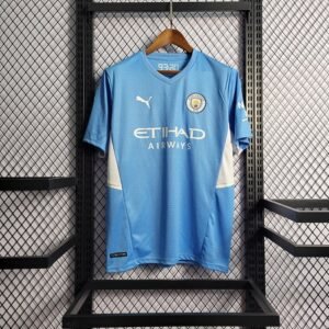 Camisa Manchester City I 2021/22 – Masculina – Versão Torcedor