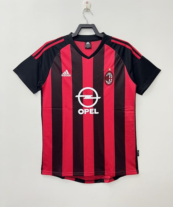 Camisa Retrô AC Milan I 2002/03 – Masculina