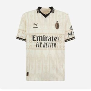 Camisa AC Milan 2023/24 – Masculina – Versão Torcedor – Bege
