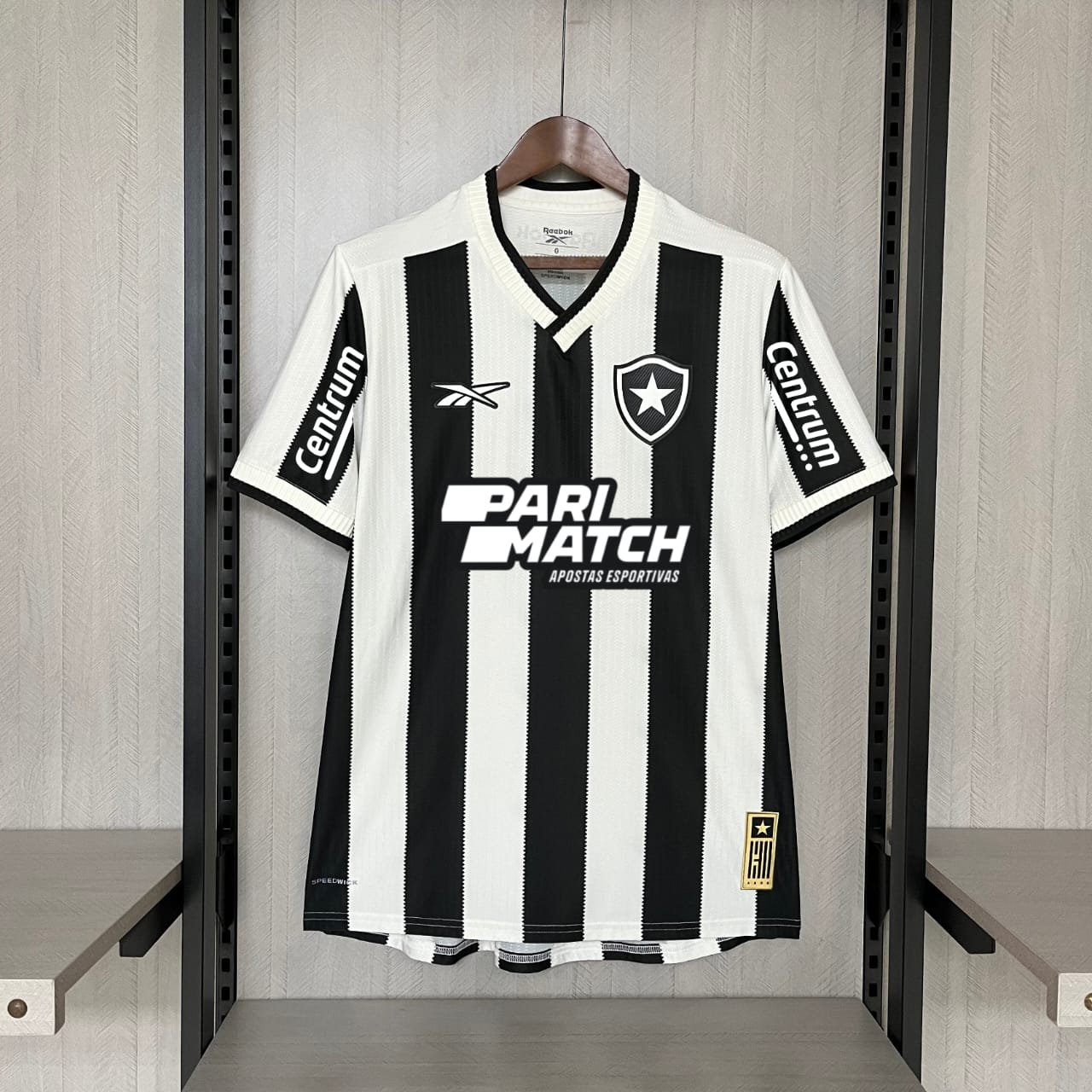 Camisa Botafogo I 2024/25 – Masculina – Versão Torcedor – Com Patrocínios