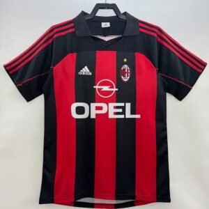 Camisa Retrô AC Milan I 2000/02 – Masculina