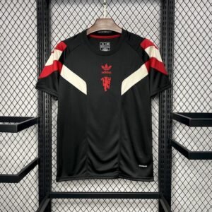 Camisa Manchester United 2024/25 – Masculina – Versão Torcedor – Preta