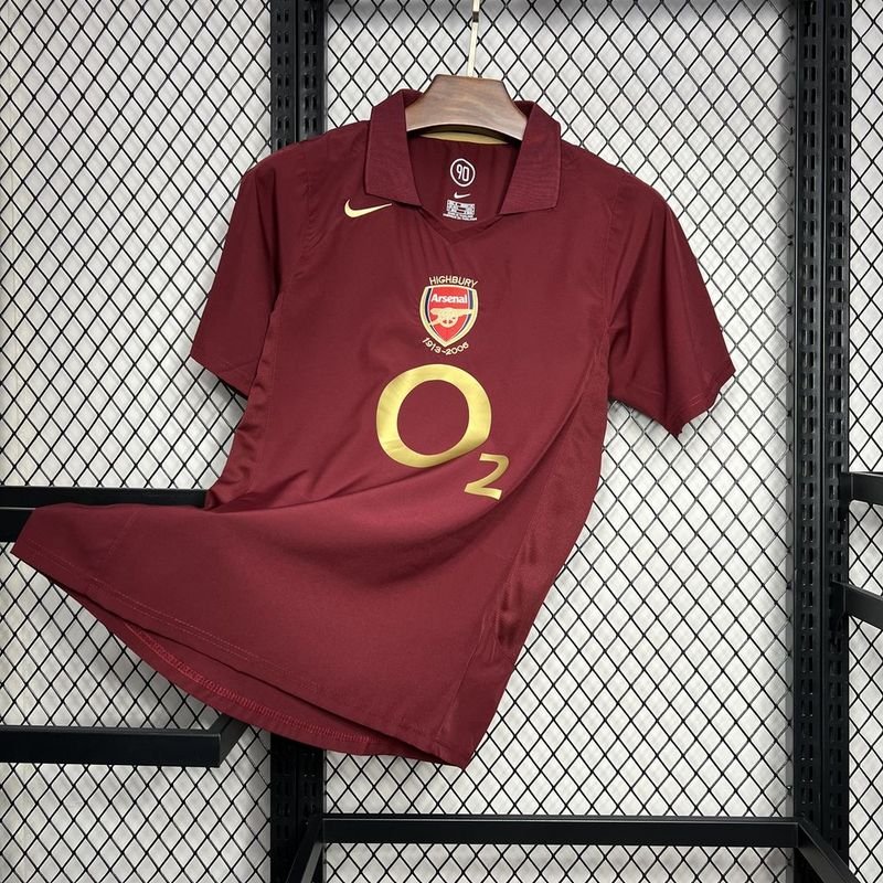 Camisa Retrô Arsenal I 2005/06 – Masculina