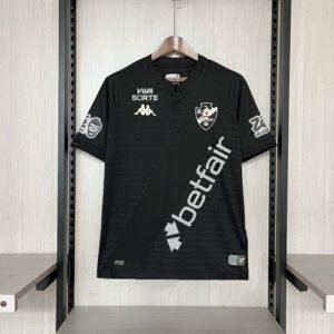 Camisa Vasco da Gama 2024/25 – Masculina – Versão Torcedor – Com Patrocínios – Preta