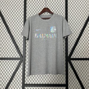 Camisa Barcelona 2024/25 – Masculina – Versão Torcedor – Cinza
