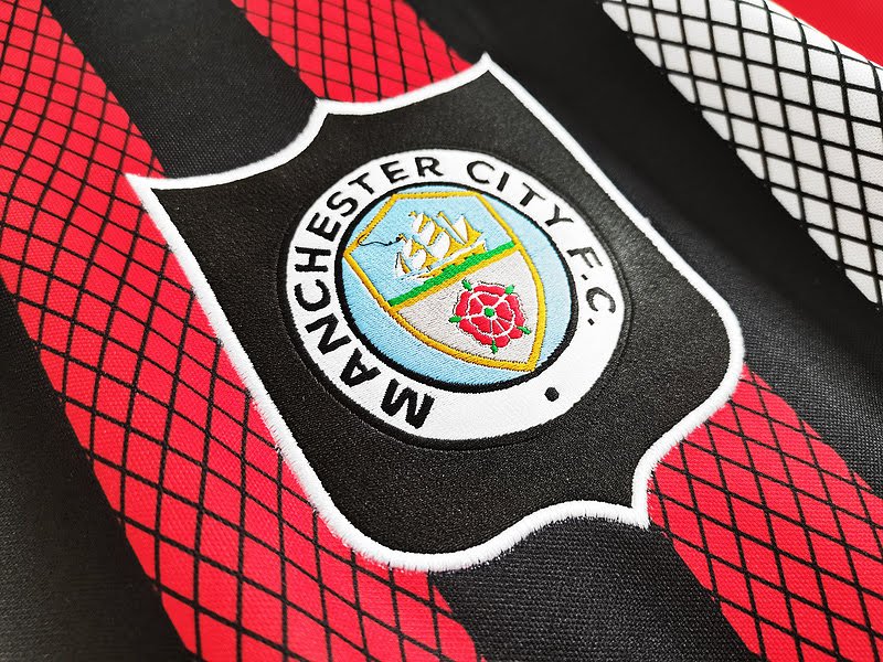 Camisa Retrô Manchester City II 1994/96 – Masculina - Imagem 3
