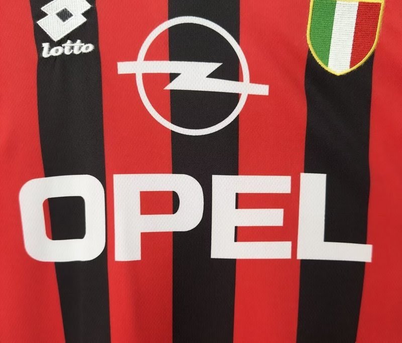 Camisa Retrô AC Milan I 1996 – Masculina - Imagem 7