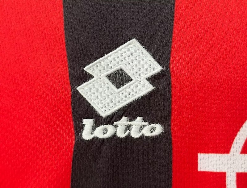 Camisa Retrô AC Milan I 1996 – Masculina - Imagem 6