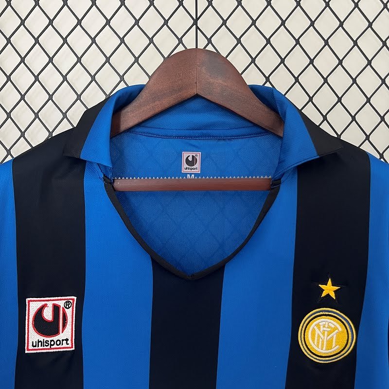 Camisa Retrô Inter de Milão I 1990/91 – Masculina - Imagem 3