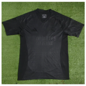 Camisa Real Madrid 2024/25 – Masculina – Versão Torcedor – Preta