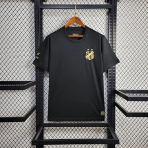 Camisa Santos 2025/26 – Masculina – Versão Torcedor – Preta