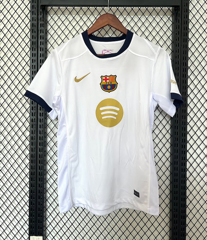 Camisa Barcelona 2025/26 – Masculina – Versão Torcedor – Branca