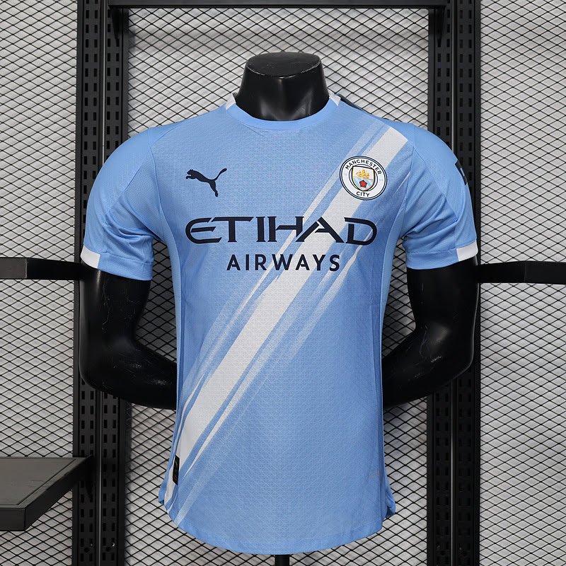 Camisa Manchester City I 2025/26 – Masculina – Versão Jogador