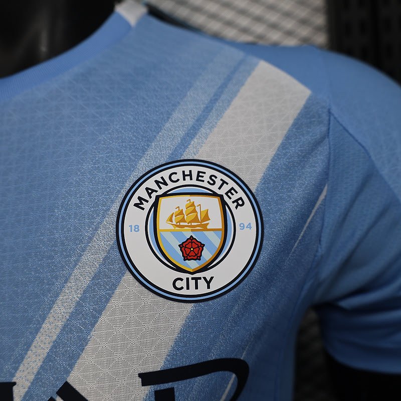 Camisa Manchester City I 2025/26 – Masculina – Versão Jogador - Imagem 7