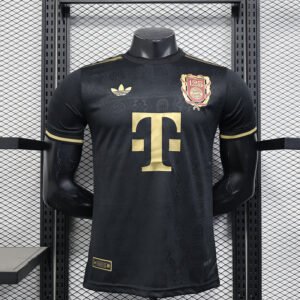Camisa Bayern de Munique 2025/26 – Masculina – Versão Jogador – Preta