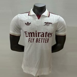 Camisa Arsenal III 2025/26 – Masculina – Versão Jogador – Branca
