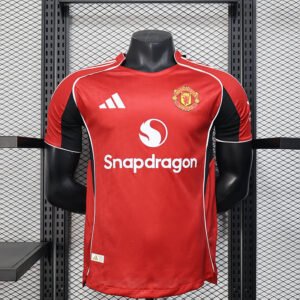 Camisa Manchester United I 2025/26 – Masculina – Versão Jogador