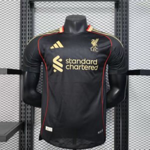 Camisa Liverpool III 2025/26 – Masculina – Versão Torcedor – Preta