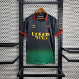 Camisa AC Milan 2025/26 – Masculina – Versão Torcedor – Preta