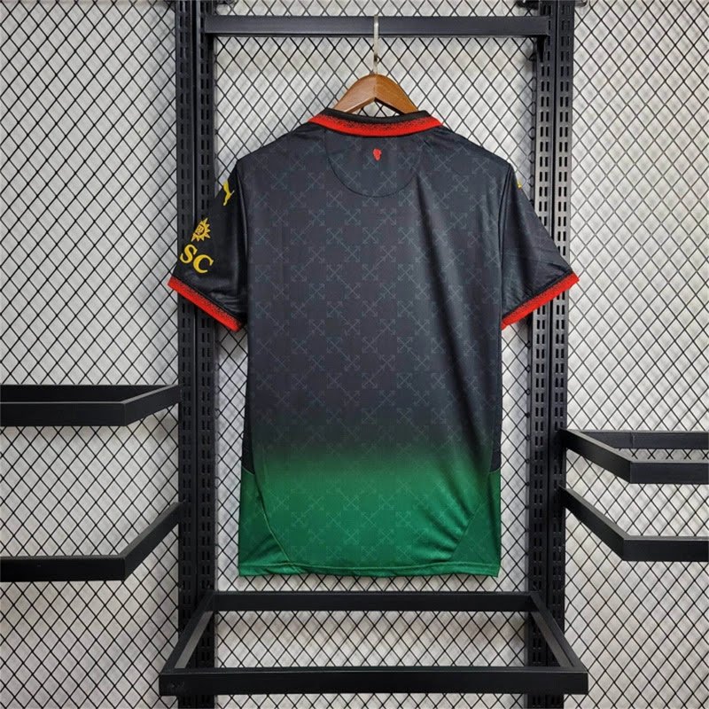 Camisa AC Milan 2025/26 – Masculina – Versão Torcedor – Preta - Imagem 2