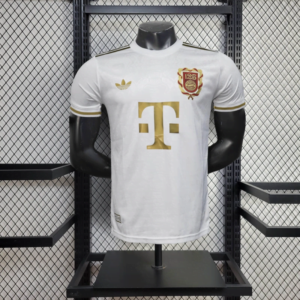 Camisa Bayern de Munique 2025/26 – Masculina – Versão Jogador – Branca