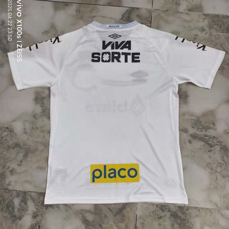Camisa Santos I 2025/26 – Masculina – Versão Torcedor – Com Patrocínios - Imagem 2