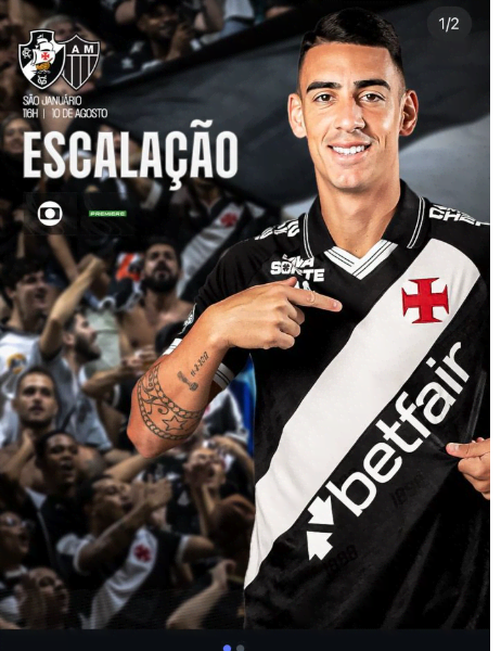 Camisa Vasco da Gama I 2025/26 – Masculina – Versão Torcedor - Imagem 2
