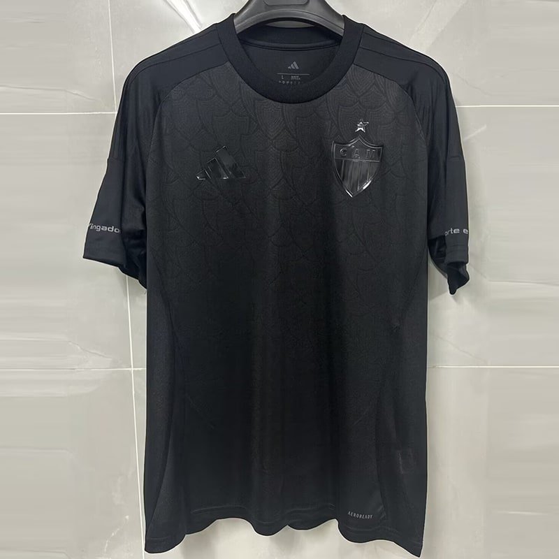 Camisa Atlético Mineiro 2025/26 – Masculina – Versão Torcedor – Preta - Imagem 6