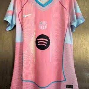Camisa Barcelona 2025/26 – Feminina – Versão Torcedor – Rosa
