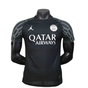 Camisa Paris Saint-Germain IV 2025/26 – Masculina – Versão Jogador – Preta