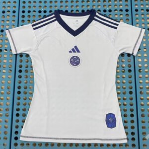 Camisa Cruzeiro 2025/26 – Feminina – Versão Torcedor – Branca