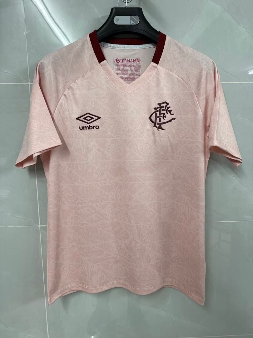 Camisa Fluminense 2025/26 – Masculina – Versão Torcedor – Rosa
