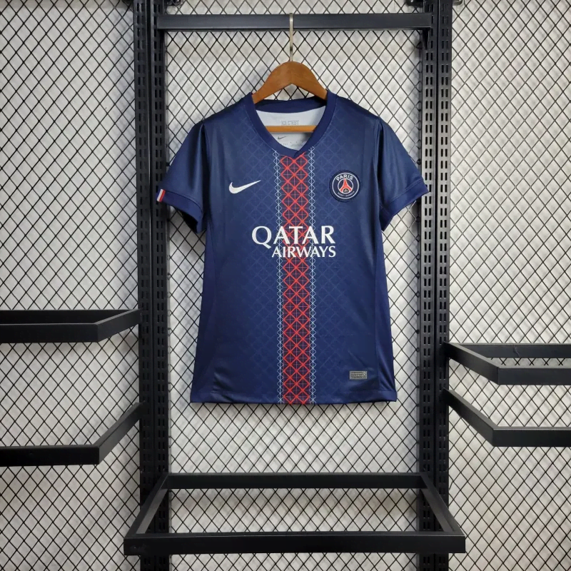 Camisa Paris Saint-Germain I 2025/26 – Feminina – Versão Torcedor