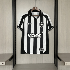 Camisa Botafogo I 2025/26 – Masculina – Versão Torcedor – Com Patrocínio Frontal