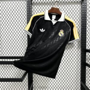 Camisa Real Madrid - Retrô – Preta