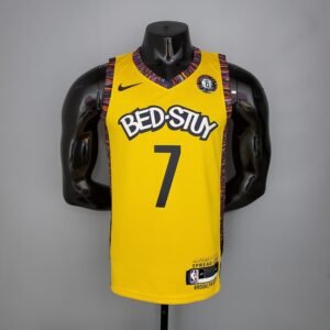 Regata NBA Brooklyn Nets – Durant #7 – Amarela – Masculina