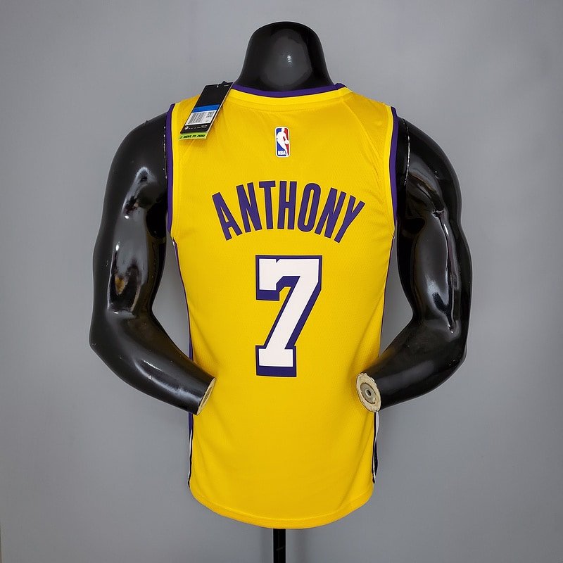 Regata NBA Los Angeles Lakers – Anthony #7 – Amarela – Masculina – Imagem 2