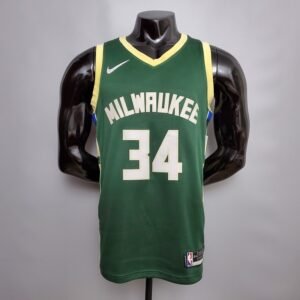 Regata NBA Milwaukee Bucks – Antetokounmpo #34 – Verde – Masculina