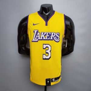 Regata NBA Los Angeles Lakers – Davis #3 – City Edition – Amarela – Masculina