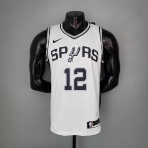 Regata NBA San Antonio Spurs – Aldridge #12 – Branca – Masculina