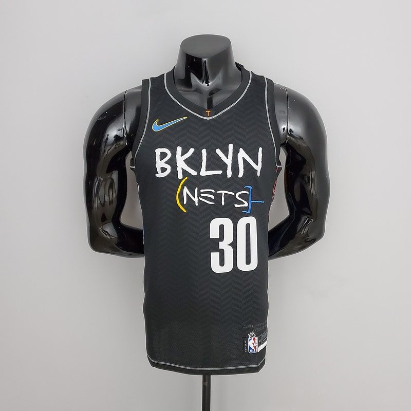 Regata NBA Brooklyn Nets – Curry #30 – City Edition – Preta – Masculina