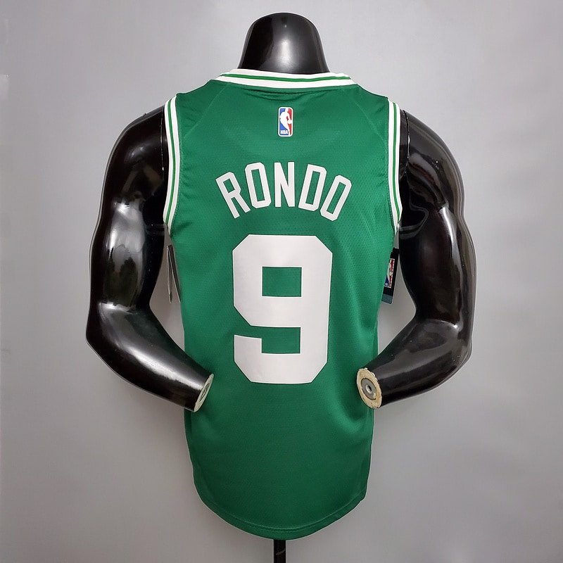 Regata NBA Boston Celtics – Rondo #9 – Verde – Masculina – Imagem 2