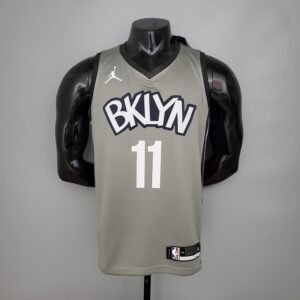 Regata NBA Brooklyn Nets – Irving #11 – City Edition – Cinza – Masculina