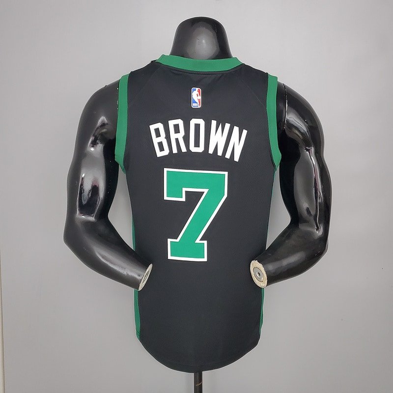 Regata NBA Boston Celtics – Brown #7 – Preta – Masculina – Imagem 2