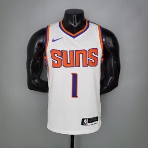 Regata NBA Phoenix Suns – Booker #1 – Branca – Masculina