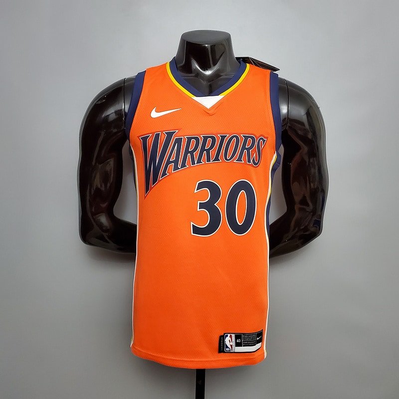 Regata NBA Golden State Warriors – Curry #30 – Laranja – Masculina