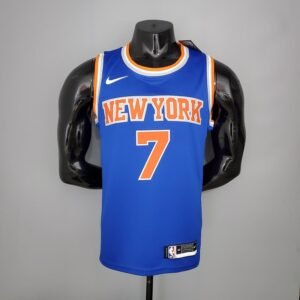 Regata NBA New York Knicks – Anthony #7 – 2021 – Azul – Masculina