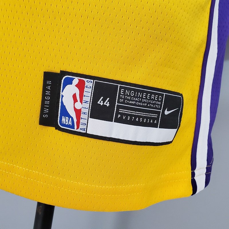 Regata NBA Los Angeles Lakers – Anthony #7 – Amarela – Masculina – Imagem 3