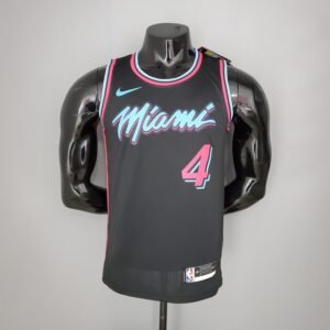 Regata NBA Miami Heat – Oladipo #4 – Preta – Masculina