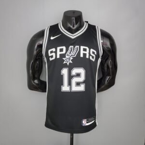 Regata NBA San Antonio Spurs – Aldridge #12 – Preta – Masculina